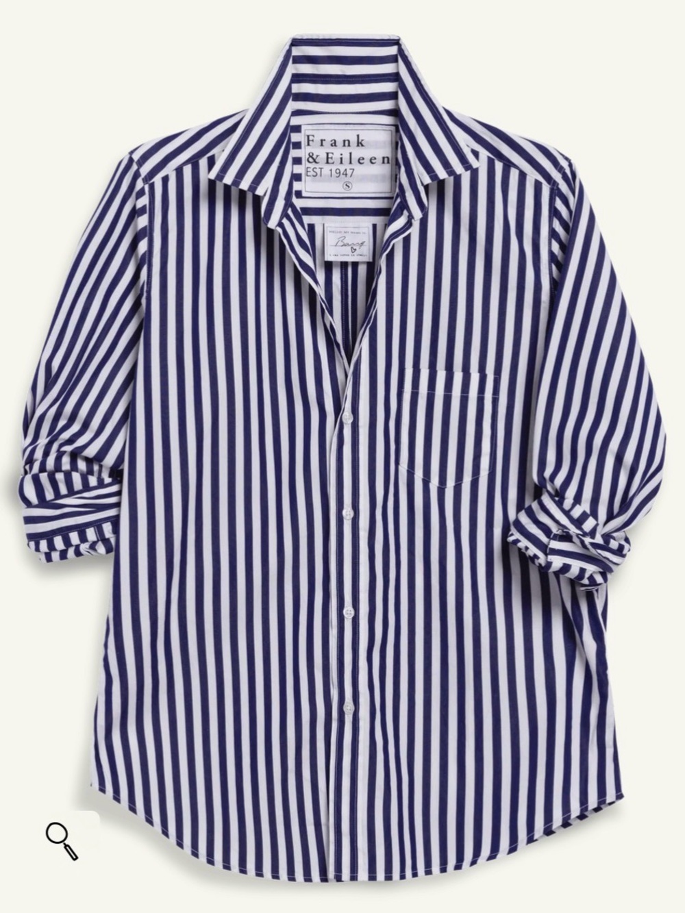 FRANK & EILEEN BARRY FITTED WOVEN BUTTON UP Blouse